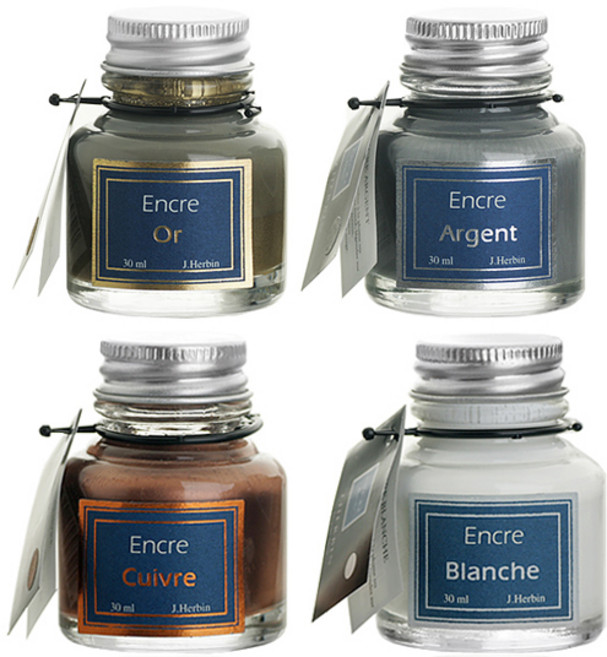 제이허빈 메탈릭잉크 (4종 30ml), BLANCHE