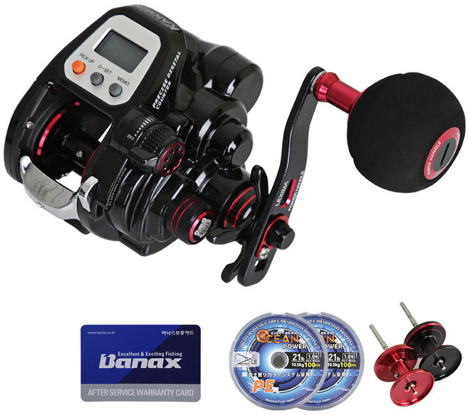 바낙스 카이젠 150T 초소형 전동릴 보증서+보조스풀+사은품 합사 200m