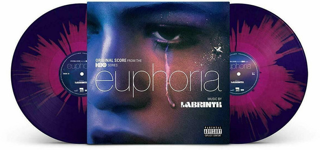 (수입 LP) Euphoria Purple Pink Splatter Vinyl LP HBO Original Score Labrinth INHAND, (수입 LP) Euphoria Purple Pink S