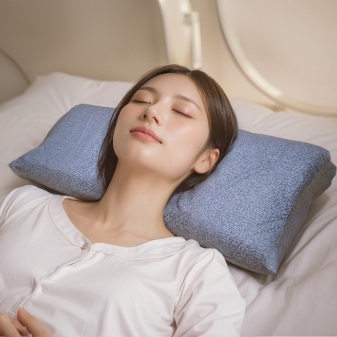 홈스타의료기 경추 베개 목침 경추목베개 C커브 기본형 거북목베개 숙면베개, 1개, 모던그레이