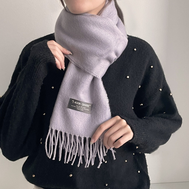 국산 체크 니트 남녀공용 커플 롱 머플러 목도리 21color no.62