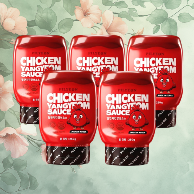 [필연] 치킨양념 할랄소스, 250g, 5개