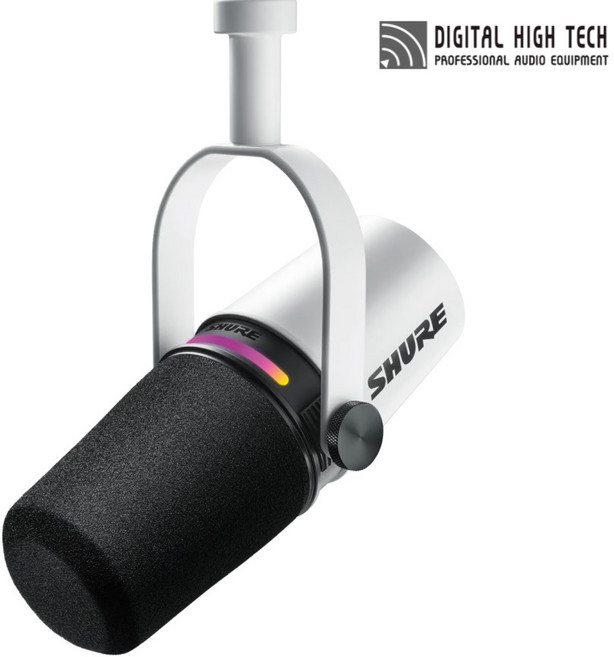 슈어 MV7+ SHURE USB XLR 하이브리드 듀얼 마이크, 화이트