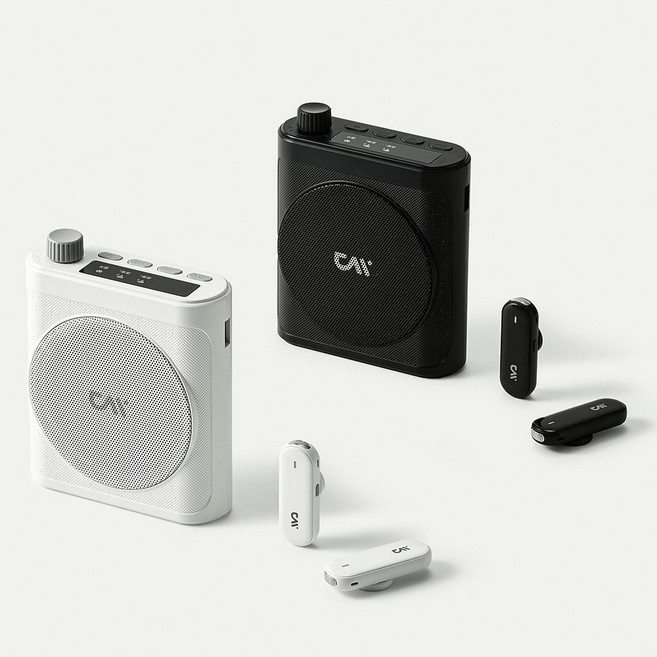 더씽 강의용 무선 핀마이크 블루투스 스피커, 블랙, M120W