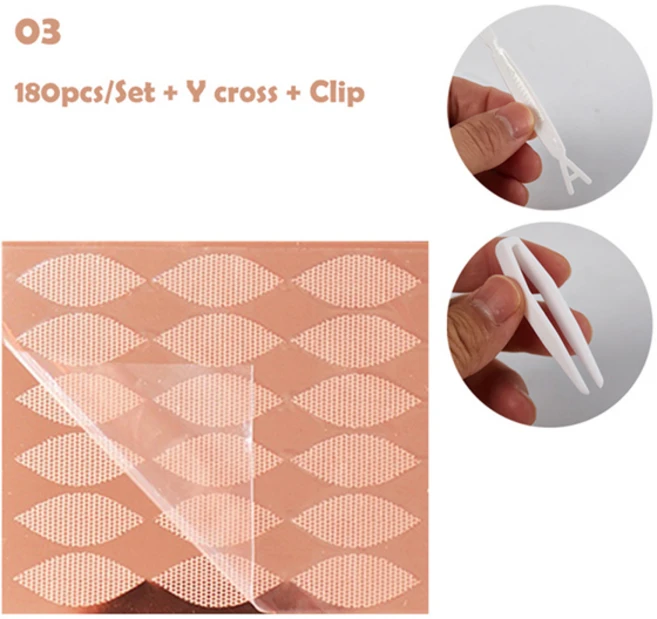 보이지 않는 눈꺼풀 스티커 레이스 아이 리프트 스트립 쌍꺼풀 테이프 접착 스티커 아이 테이프 도구 L XL XXL 크기 180 개 240 개, [01] 03 - 쿠팡