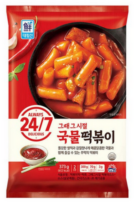 대림 국물떡볶이 373g, 8개