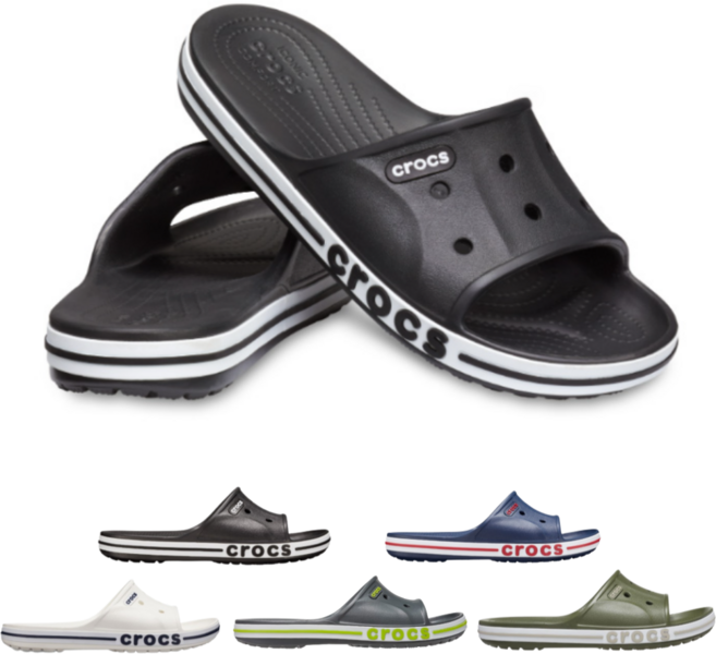 [국내매장판] 크록스 바야밴드 슬라이드 5종 1택 / 슬리퍼 실내화 학교 간호화