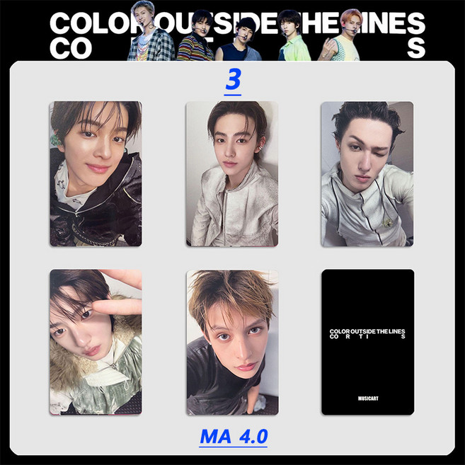 CORTIS 코르티스 PB Ver WVS 포토카드 MA MP 포카 K4 굿즈 특별 카드 JL-1688-102483-4955702, 포카 5장, 3(ma 4.0)