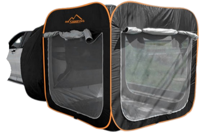 AK CAMPING 免搭建車尾帳蓬, 豪華全配款