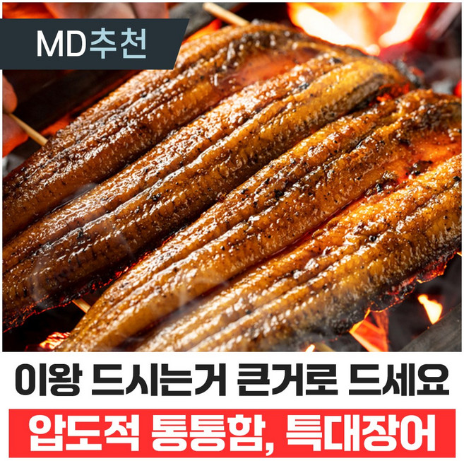 푸드지 산지직송 자연산 바다장어 특대 통영 손질, 1개, 1kg