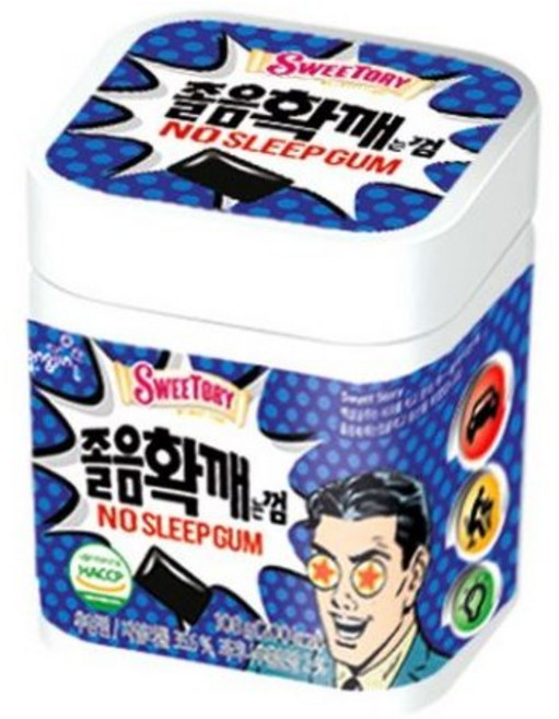 스위토리 졸음확깨는 껌, 108g, 7개