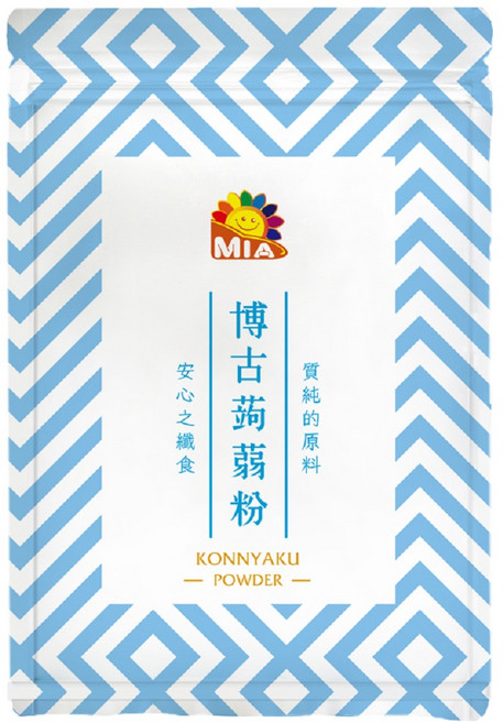 MIA博古 純蒟蒻粉 品質符合歐盟規定 無臭無味 無二氧化硫 附食品級鹼粉, 1袋, 300g
