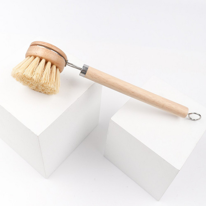 주방솔 다용도 설거지 세척솔 자연소재 선인장뿌리 1+1(본품만 9 600원) /교체솔1개 3 600원, 리필용 헤드1개, 1개