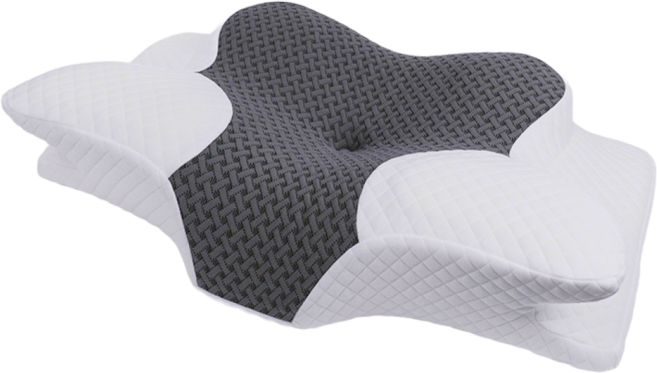 코드코드 구르미 목편한 기능성 메모리폼 경추 수면 베개, 1개, 화이트