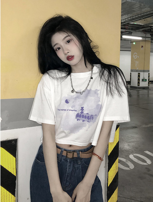 YOUYU 短版上衣