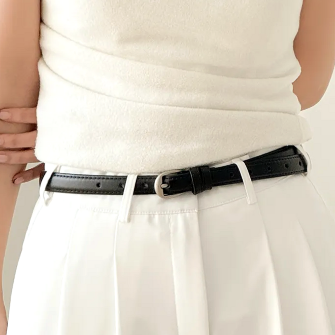 리빙에이드 태가나는 여성 소가죽벨트 청바지 허리띠