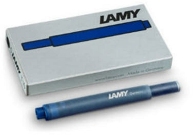 LAMY 만년필용 잉크 카트리지, 1팩(블루블랙), 10개