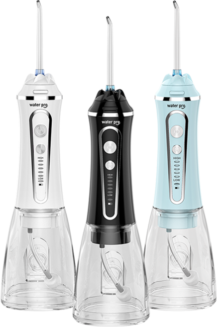 워터프로 구강세정기 CP-100/200/300 5단계수압조절 USB충전 300ml대용량, 워터프로 구강세정기CP-300(민트)	CP300(민트)