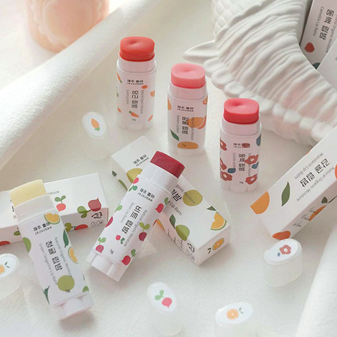 제주동백오일 재주좋아 투명 립밤 입술보호제, 2개, 비트(발색), 4.7ml