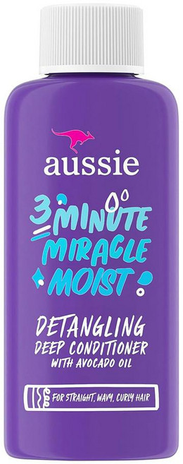 Aussie 모이스트 딥 컨디셔너 50ml 1팩 Aussie 3 Minute Miracle Moist Deep Conditioning Treatment, 1개
