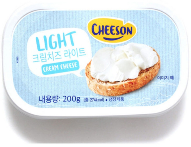 치즈온 크림치즈 라이트, 3개, 200g