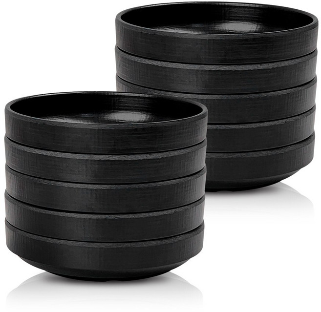 키친왕 업소용 멜라민 신한식구프 원형찬기, 10개, 3호(7895)