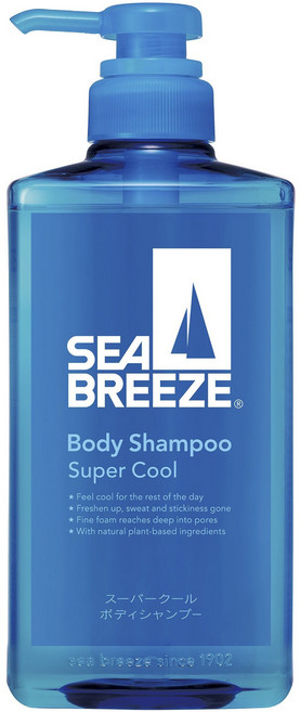 씨브리즈 슈퍼 쿨 바디 샴푸, 1개, 490ml