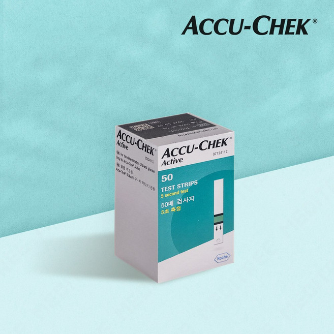 아큐첵 액티브 혈당 시험지, 1개, 50개입