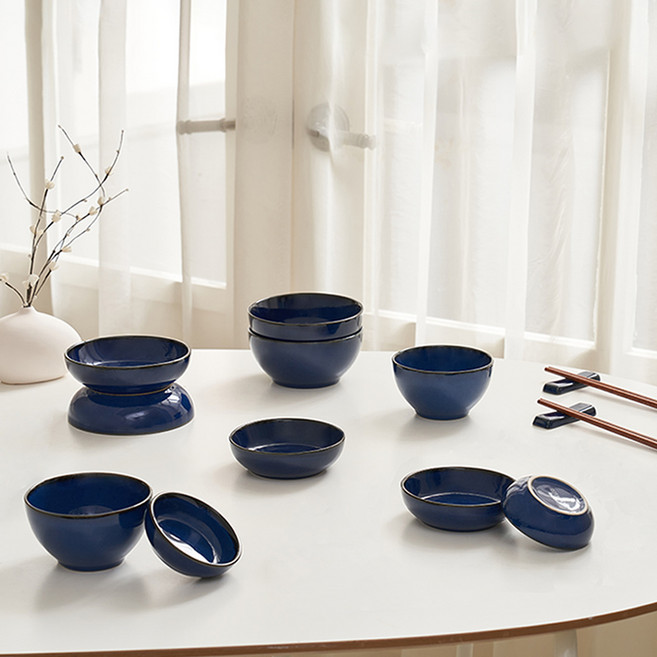 로얄포드 블루라벨 플레이팅 접시 그릇세트 2인 4인 14p 28p