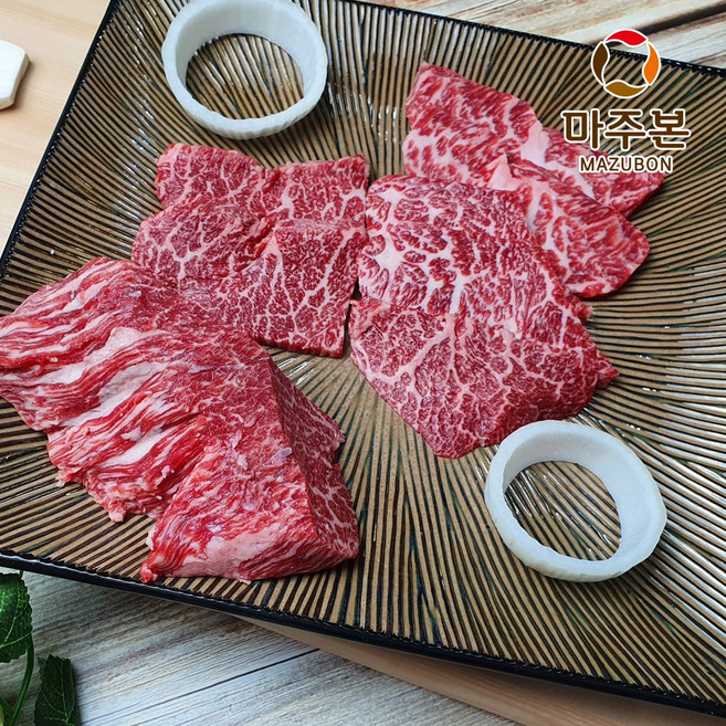 마주본 1등급 한우 살치살 구이용 300g, 1개