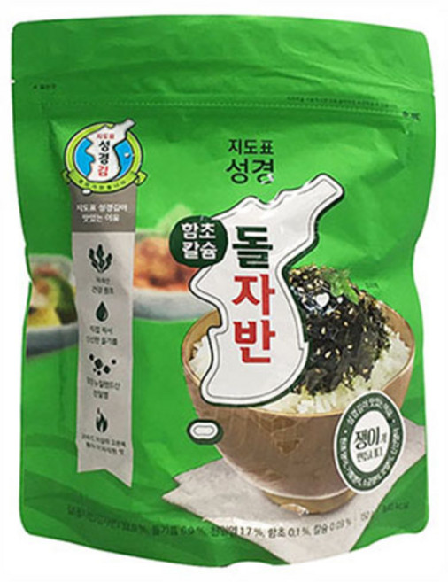 성경식품 함초 칼슘 돌자반, 150g, 2개