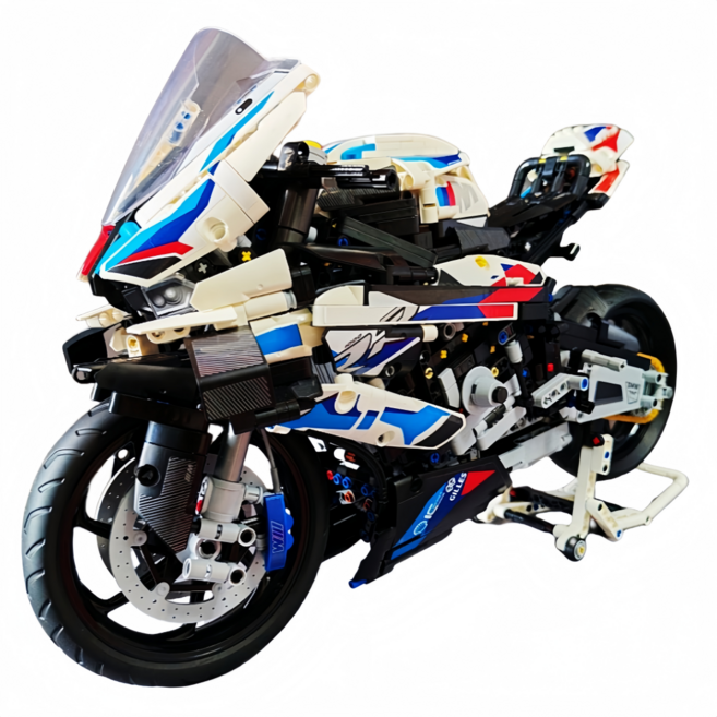 오토바이 1:5 블록세트 블록 호환블럭 프라모델 성인 조립놀이, 오토바이 (1920개 알갱이), 1개