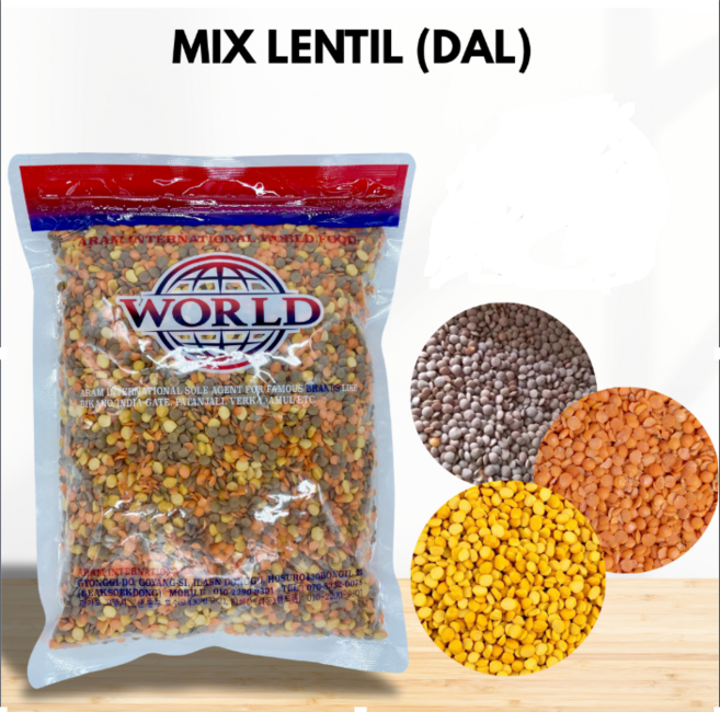 혼합렌틸 World Mix dal, 800g, 3개