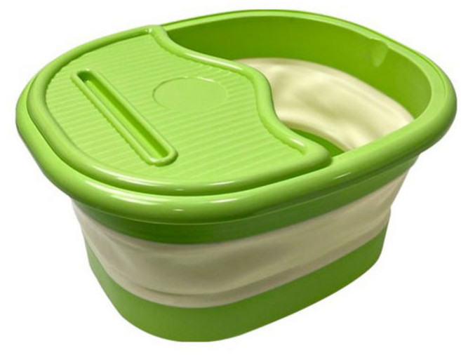 월드크린 접이식 덮개 족욕기, 2개, 그린