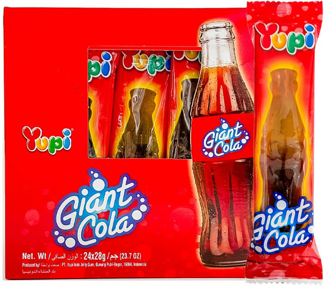 유피 자이언트 콜라젤리 24개, 28g