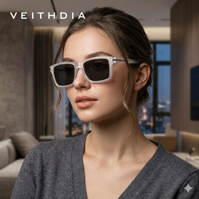 트랜드파이 베스디아정품 뿔테선글라스 편광UV400 HD고화질 남여공용