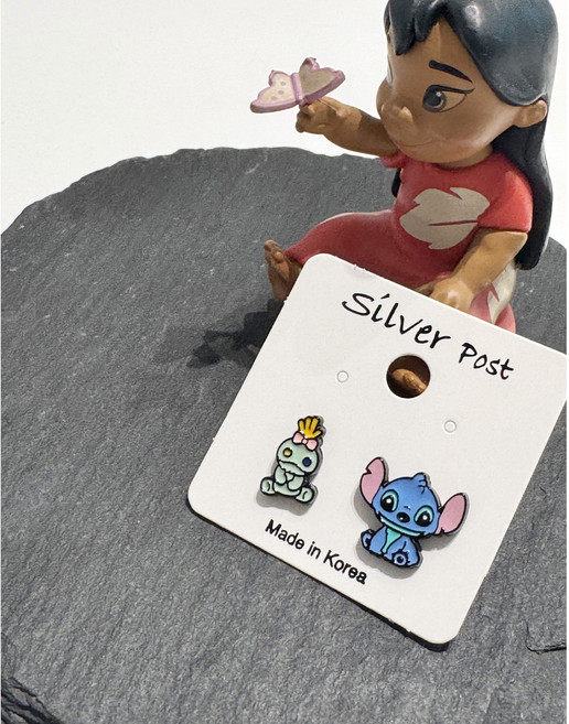 디즈니 릴로와 스티치 언발 은침 귀걸이 키치 캐릭터 이어링