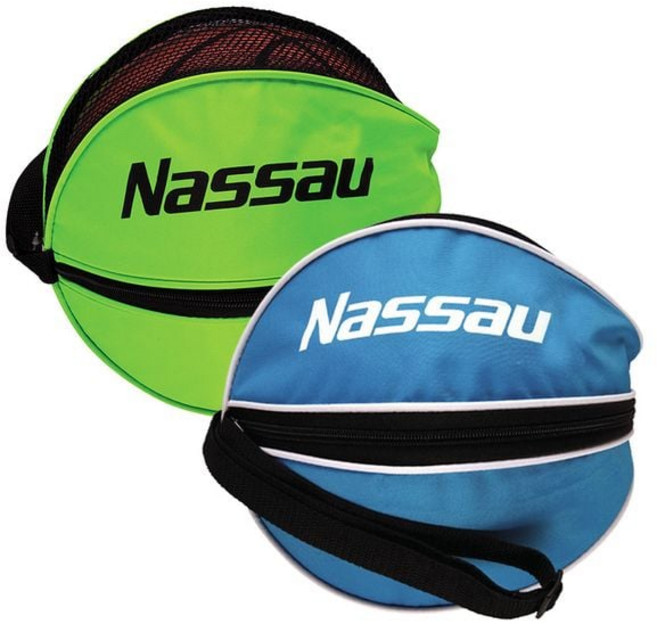 낫소 농구공가방 블루 그린 매쉬 옥스포드