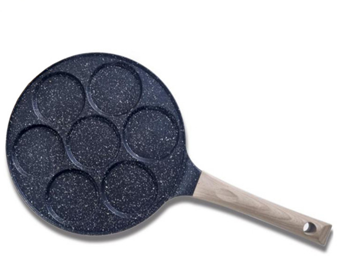 일본 하코야/논스틱 마블 프라이팬 7구/에그팬/계란후라이/핫케익/동그랑땡, HA-XY201 7구 프라이팬, 1개, 26.5cm