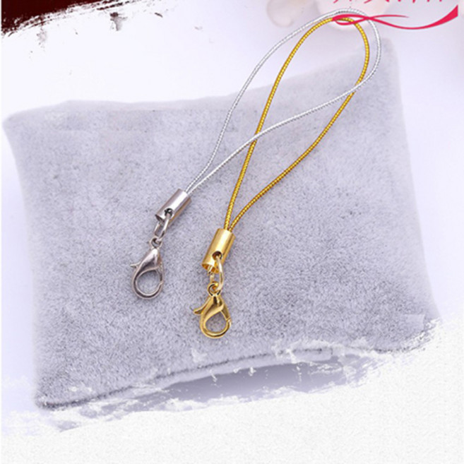 문구25 핸드폰 all금은색연결고리 고무줄 휴대폰줄 8자고리, 연결고리 all은색(1개), 1개