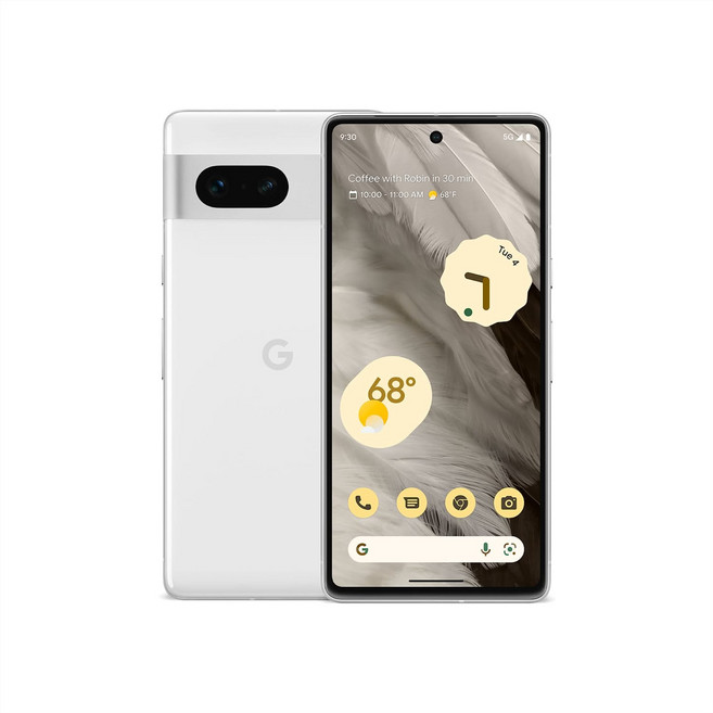 구글 픽셀7 Google Pixel 7 - 언락폰 자급제폰 미국 무음, 256GB, Snow
