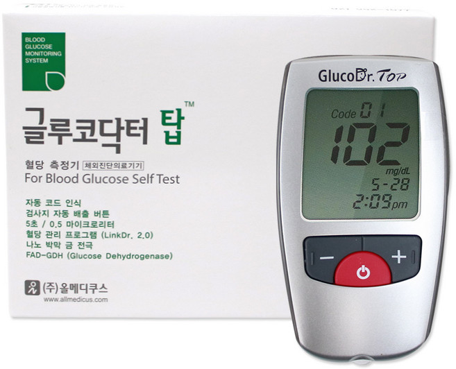 글루코닥터 탑 혈당계, AGM-4100, 1개