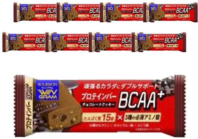 부르본 프로틴 바 BCAA+ 초콜렛 쿠키, 9개, 40g - 쿠팡
