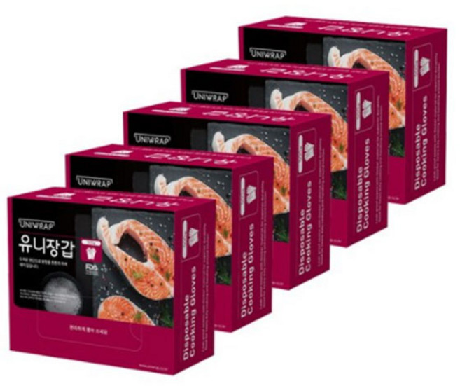 유니랩 유니 위생장갑 200매x5개 (24cmx28cm), 200개, 5개