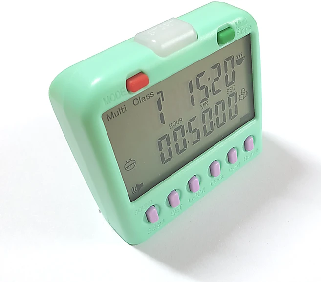 순공시엄 합격4/1주일 순공개별누적/공부+휴식 교차카운터/뽀모도로순공자동누적/타임업+다운 동시구동/1개 타임다운 연속구동/반환카운트업/디데이/뽀모횟수카운터/과목당공부시간SET구동, 민트, 1개 - 쿠팡