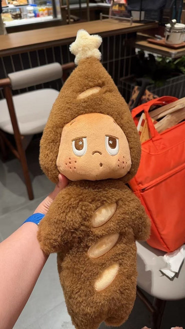 新款星星法棍抱枕毛絨玩具可愛大號星星抱枕公仔陪伴玩偶批發禮物, 1個, 星星抱枕:90cm【0.7kg】