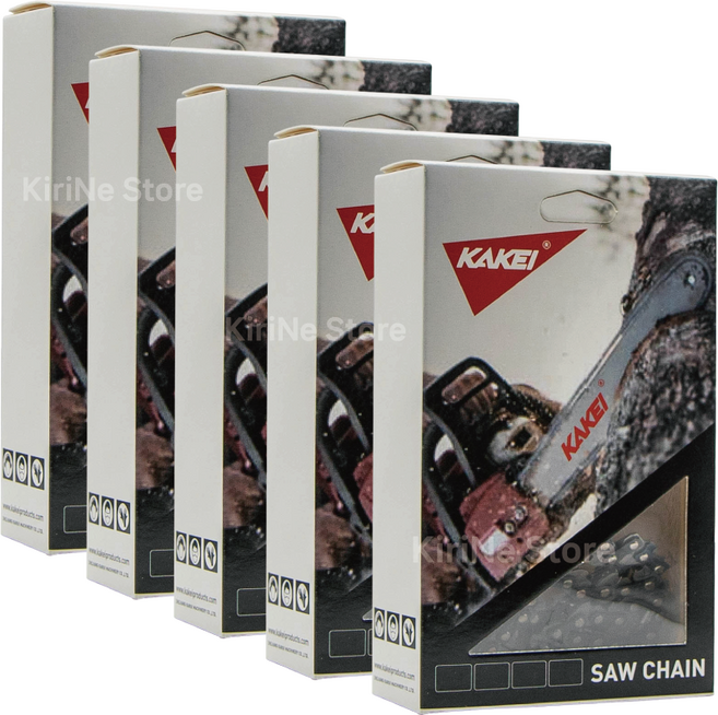 카케이 엔진톱날 체인톱날 20번 33날 16인치 제노아 허스크바나 호환, 5개