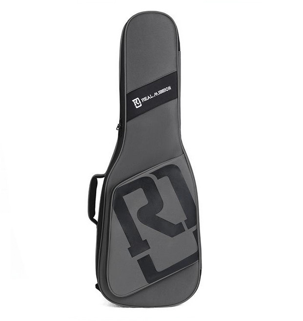 이스턴 리얼미션 일렉기타 가방 패션 소프트 케이스 긱백, 그레이 앤 블랙, 1개