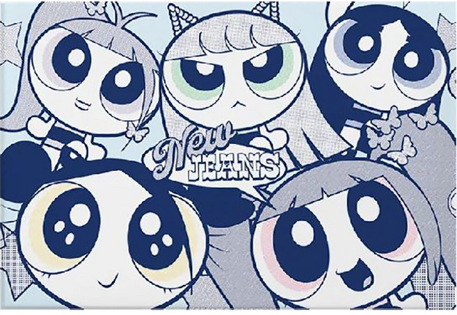 뉴진스 겟업 GET UP (NJ박스 A 버전) 앨범 2집 슈퍼샤이 파워퍼프걸 NEWJEANS POWERPUFF GIRLS MUSIC CD