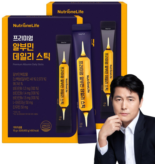 뉴트리원 프리미엄 알부민 데일리 스틱, 2개, 30회분